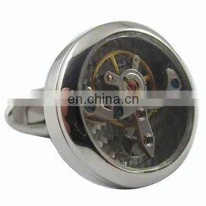 Promotion Quality Watch Cuff Link Clock Cuff Link Watch With Chinese Movement, Stainless Steel Cuff Link thumbnail-1