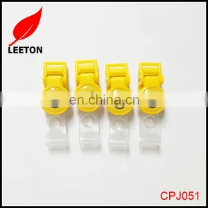 Factory Custom Logo Smile Face Plastic ID Badge Clip thumbnail-3
