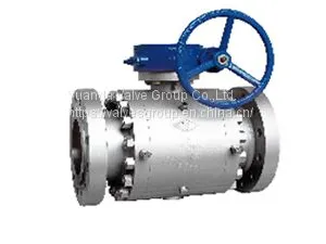 Forged Steel Ball Valve API Forged Steel Trunnion Type Ball Valve thumbnail-1