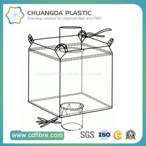 FIBC Jumbo Bulk Big Jumbo Bag Top and Bottom Spout thumbnail-1