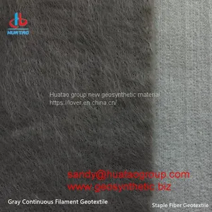 PET Countinuous Filament Spunbonded Nonwoven Geotextile thumbnail-2