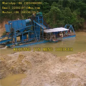 Iron Separation Gold Dredge Machine Bucket Chain Gold Dredger Easy To Install thumbnail-2
