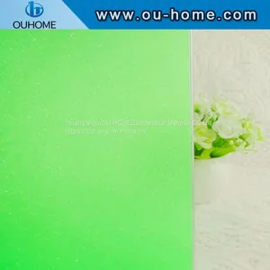 BT909 Building Window Pure Color Transparent Thin Glass Film Decorative thumbnail-2