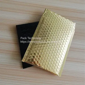 Factory Manufacture Metallic Bubble Mailers Wholesale Custom Aluminized Bubble Envelopes thumbnail-1