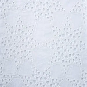African 100% Cotton Guipure Schiffli Lace Embroidery Fabric thumbnail-3