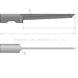 Esko Kongsberg Round Shaft Blades BLD-DR6160 / G42445510, Mécanuméric 100610660 thumbnail-5