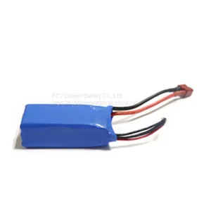 7.4V 1300mAh 25C Lipo 2S RC Helicopter Battery for RC Control Toys thumbnail-2