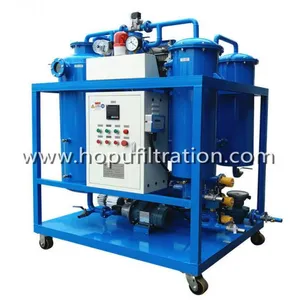 Used Turbine Oil Flushing and Filtration System, Vacuum Lube Turbine Oil Polishing Machine, Specialized Vacuum Internal Combustion Gas Turbine Oil Purification Plant thumbnail-4