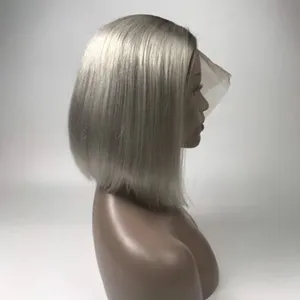 Handmade Full Lace Wig 100% Natural Human Hair Ombre Color thumbnail-4