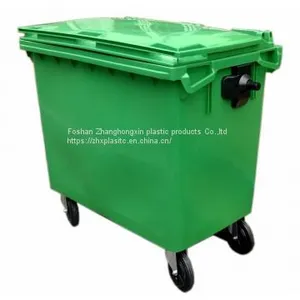 Plastic Waste Bin 360 Liter Garbage Container Prices thumbnail-1
