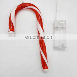 Battery Powered 3D Candy Cane Christmas Crutch Fairy LED String Light Party Light thumbnail-4