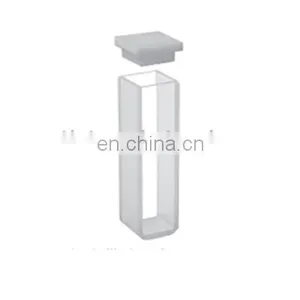 ES Quartz Glass Durable Q-104 Standard Cuvettes With Lid and With Round Bottom thumbnail-2