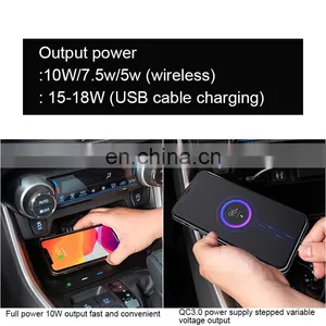 Wireless Car Charger Armrest Box Special Mobile Phone Wireless Fast Charge For Rav4 Rongfang Willanda thumbnail-5