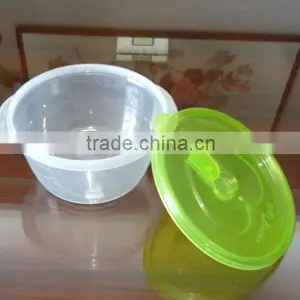 1600ml Plastic Round Food Storage Container / Food Storage Box, Microwavable thumbnail-2