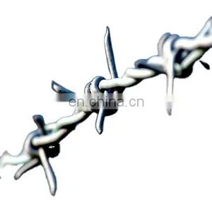 Galvanized or PVC Coated Barbed Wire Cheap Barbed Wire From Xinhai Metal Fence thumbnail-1