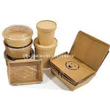 Eco Friendly Paper Food Containers Wholesale Cardboard Soup Bento Boxes Paper Meal Box thumbnail-1