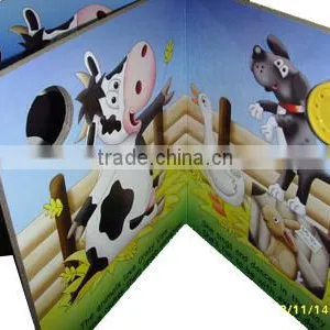 Custom High Quality Funny Baby Sound Book,Children Music Book Printing Service thumbnail-5