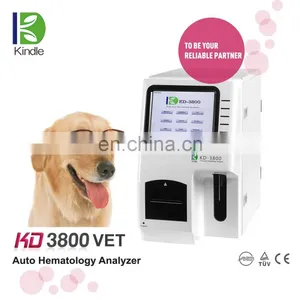 KD3800S 8.4 LCD 3-part 23 Parameters Veterinary Hematology Analyzer Price View More thumbnail-3