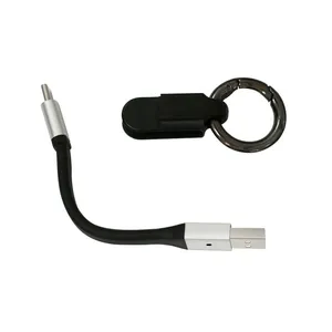 New Style Keychain Type C Charging Usb Cable Data Charger for Huawei Mate 20/P30 Pro thumbnail-2