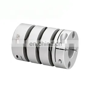 Cnc Flexible Shaft Coupling Double Diaphragm Clamp Series Shaft Couplings Aluminum Coupling For Encoder And Miniature Moto thumbnail-1