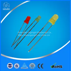 5MM Flat Head White Hair Yellow Light Lamp LED thumbnail-2