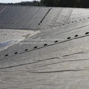 2.0mm Thick HDPE Geomembrane for Mud Lagoon Anti-seepage Engineering thumbnail-2