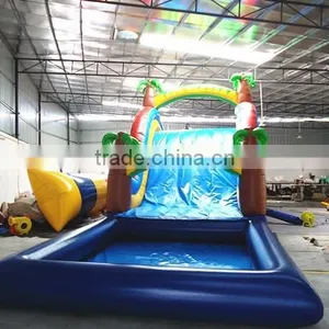 Giant Inflatable Water Slide With Pool Toys/games for Kids thumbnail-1