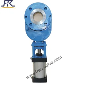 2 Inch Pneumatic Ceramic Double Disc Gate Valve thumbnail-3