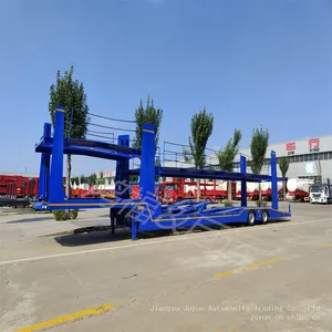 Russian Tractor Passenger Car Transport Semi-trailer Exporting European Style Semi-trailers to Russia thumbnail-1