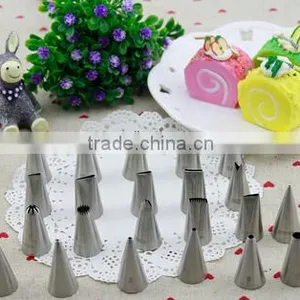 2016 New Design Stainless Steel Pastry Icing Nozzles Decorating Cakes Cake Tips Quality Choice thumbnail-2
