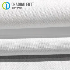 Eco-friendly GRS45S*45S Woven Plain 65%RPET+35%cotton Canvas Fabric for Shirts Uniforms Nurses Uniforms thumbnail-4