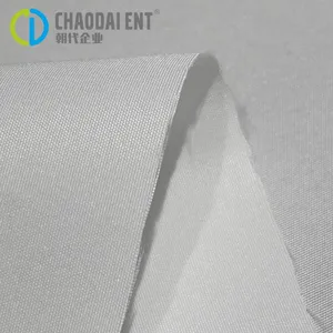 Certified by GRS 240T White Dyeing 100%RPET Recycled Polyester Pongee Fabric for Lining Fabric Hairdressing Bibs Umbrellas thumbnail-3