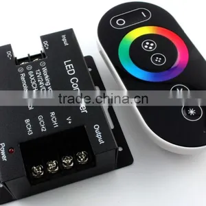 DC12V-24V 18A RF Touch Remote RGB LED Controller thumbnail-1