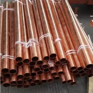 Seamless Copper Brass Coil Nickel Cuzn10 Cu70ni30 C22000 H90 Alloy Sheet Hard Brass Tube Straight Brass Pipe for Water/Refrigeration thumbnail-2