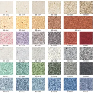 Wallgard and Mural Suitable 1mm and 1.5mm Thickness PVC Homogeneous Flooring Commercial and Residential Flooring thumbnail-2