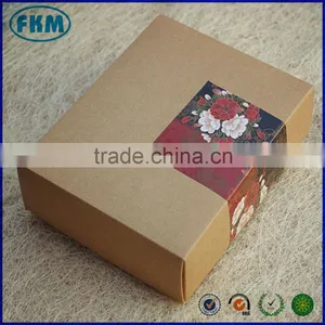Blank Kraft Paper Gift Box Heaven and Earth Covered Box With Four Moon Cake Box 20 * 16 * 5cm Quality Choice thumbnail-1