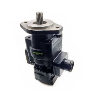 Hydraulic Pump AT331223 Double Gear Pump for Repair John Deere 310SK 315SK 325J 325K 325SK 310SJ 310G 315SJ Backhoe Loader thumbnail-1