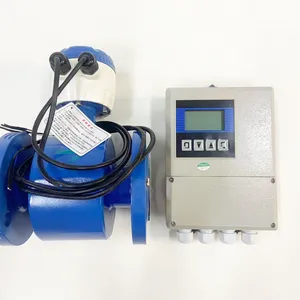 Split Electromagnetic Flowmeter With Digital Display, Pipeline Sensor for Sewage (dn50), High-precision Intelligent Flowmeter for Industrial Wastewater, Intelligent 485, High-precision Digital Display Sensor for Pulp and Fire Protection thumbnail-2