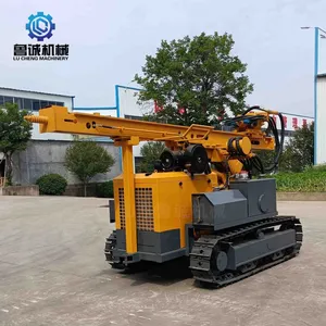 Crawler-type Solar Photovoltaic Pile Drilling Machine, Spiral Ground Pile Drilling Machine, Used for the Construction of Solar Power Stations thumbnail-5
