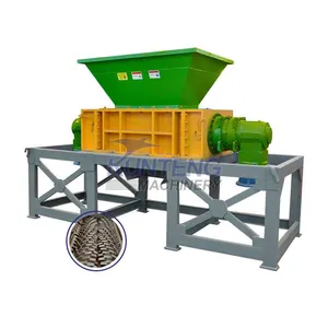 Double Shaft Metal Shredder Crusher Machine Plastic and Rubber Shredder Machine EPC thumbnail-1