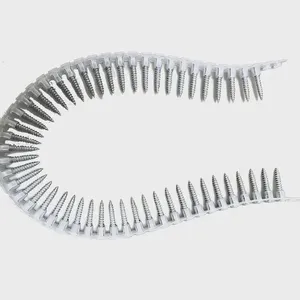 Factory Supply Fine Thread Auto-feed Screws With Plastic Strip, Black Phosphate, 25mm 35mm 40mm Lengths, for Drywall Installation thumbnail-3