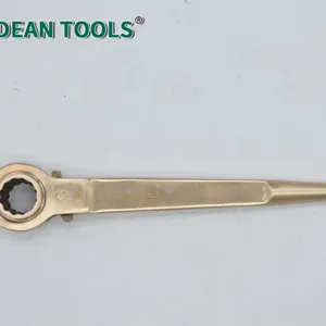 Aluminum Bronze Non-Sparking Ratchet Wrench Size 10 mm Square Drive Anti-Corrosion,Non Sparking Double Side Ratchet Wrench thumbnail-1