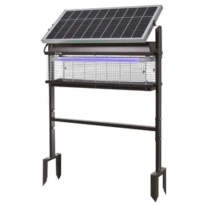 Energy Saving 365nm 395nm LED UV Anti Mosquito Solar Insect Killer Lamp for Garbage Station thumbnail-1