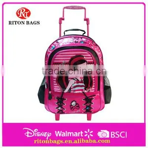 Hot Sale Wheeled Kids Trolley Bags for Girls Quality Choice thumbnail-1