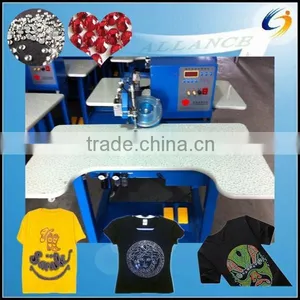 Hot-selling Ultrasonic Rhinestone Hotfix Machine for Fixing Crystal Rhinestones on T-shirt thumbnail-1