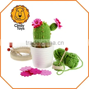 Wooden Craft Circular Knitting Looms 3 Pcs for Kids thumbnail-1