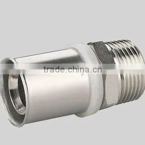 Plumbing Brass Press Fitting for Radiator Floor Heating thumbnail-1