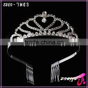 Fancy Crown Wedding Crown Bride Crown Tiaras,wholesale Tiara Crown Diamonds Prince Crown thumbnail-1
