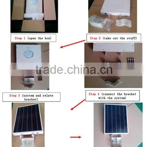 3 Years Warranty High Quality All In One Solar Street Light Small Solar Lights 8W thumbnail-6