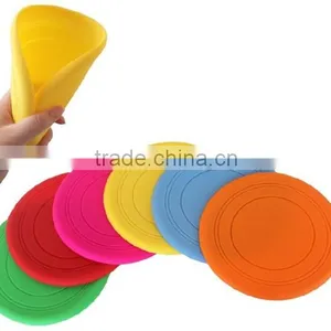 2015 Wholesale Frisbee, High Quality Silicone Frisbee, Dog Toy thumbnail-5